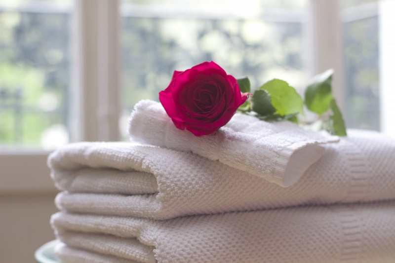 chambre-hote-THEOULE SUR MER-min_towel_rose_clean_care_salon_spa_white_bath-731641